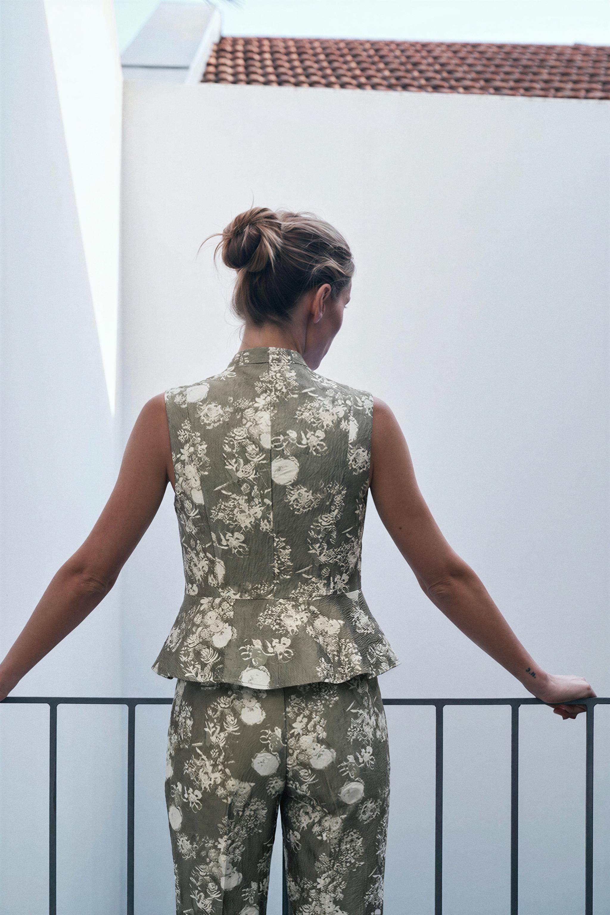 GILET EN JACQUARD